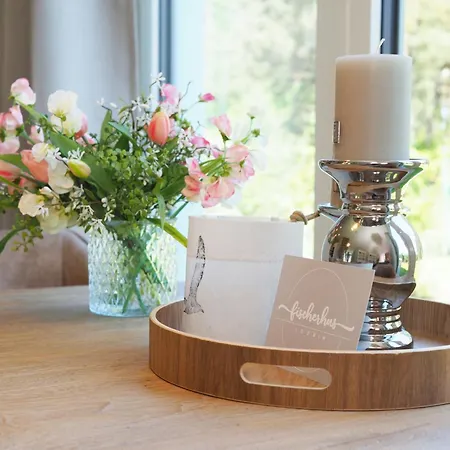 Fischerhus Mit Sauna Und Kamin * לודין